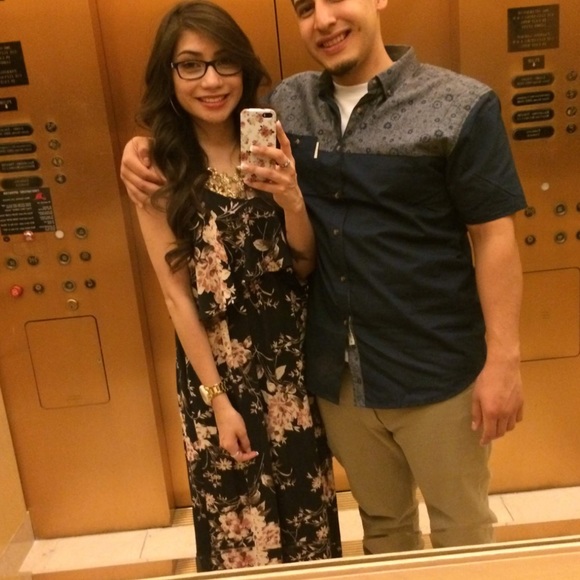 Windsor Spaghetti Strap Floral Print Maxi Dress - Picture 4 of 4